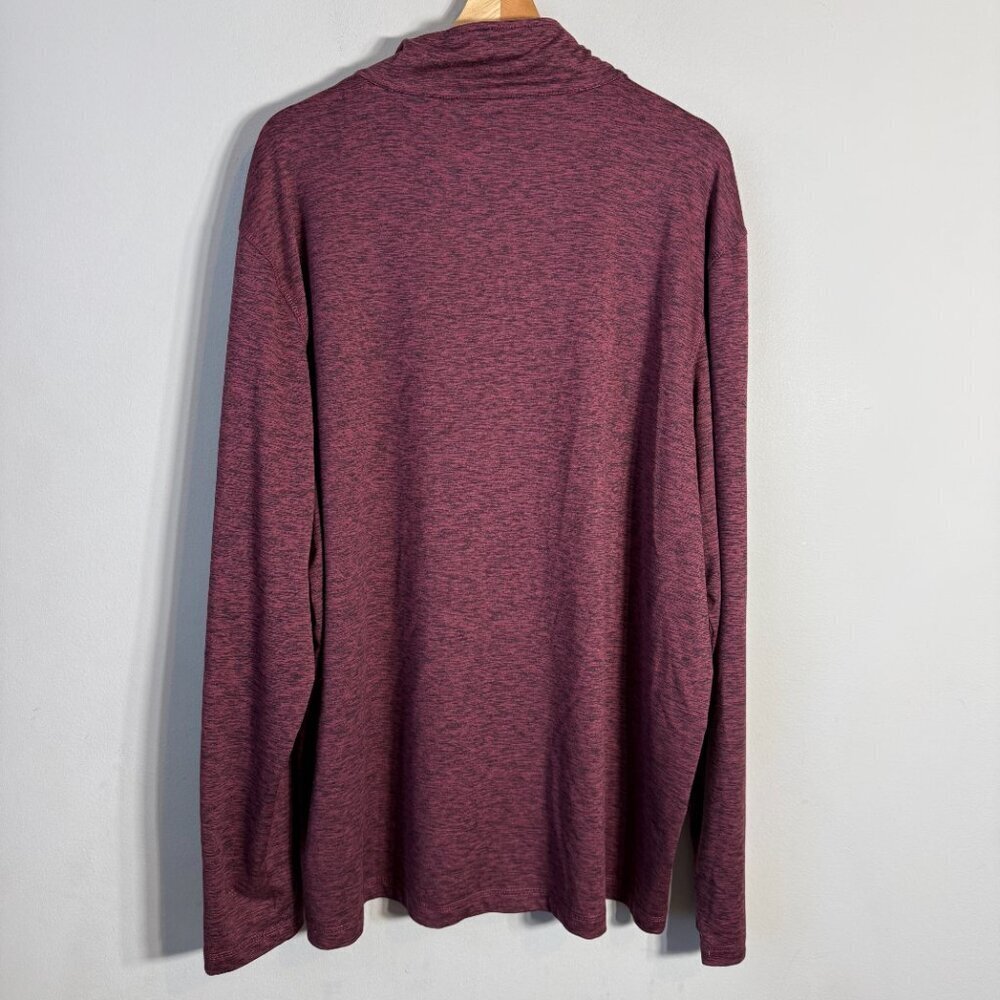 ZeroXposur 1/4 Zip Pullover Jacket Men's XXL Maroon Quick Dry Performance Wear - Picture 7 of 12